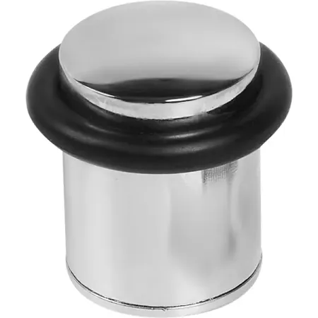 Ограничитель дверной 101, ЦАМ, цвет хром силиконовый дверной ограничитель 1 шт