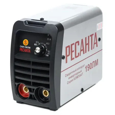 Сварочный аппарат инверторный Ресанта САИ-190ЛМ, 190 А, до 5 мм