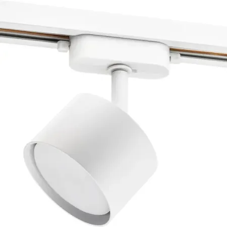 Трековый светильник спот поворотный Ritter Artline 85x55мм под лампу GX53 до 4м² металл цвет белый светильник трековый эра elipse gx53 металл белый