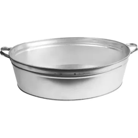 Таз оцинкованный овальный 23 л переноски tappi транспортировка рюкзак переноска для кошек и собак рефугио серый 41х35х7 см