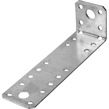 Угол крепежный асимметричный KUAS 140x40x40x1.8 антистатических пинцетов esd антимагнитные антикислотные из нержавеющей стали для лабораторных работ угол фотоэлемент плоский