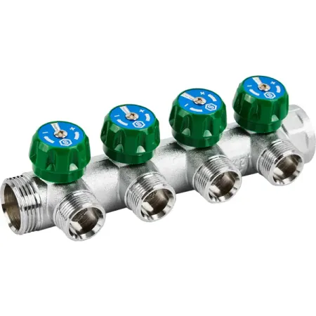 Коллектор регулирующий Stout на 4 отвода 1