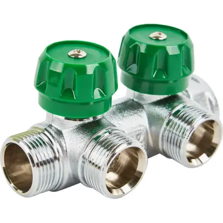 Коллектор регулирующий Stout на 2 отвода 3/4