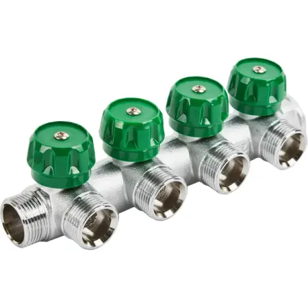 Коллектор регулирующий Stout на 4 отвода 3/4