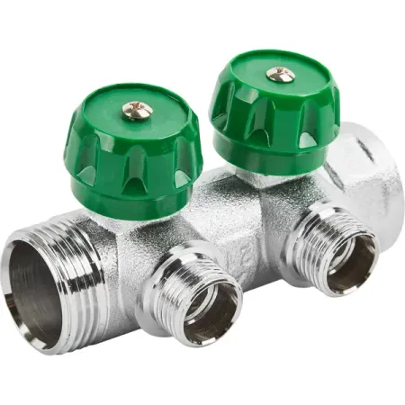 Коллектор регулирующий Stout на 2 отвода 1