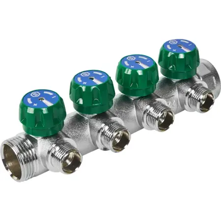 Коллектор регулирующий Stout на 4 отвода 1