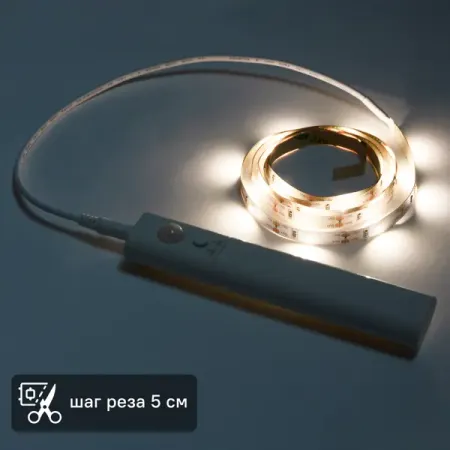 Светодиодная лента Tdm electric SMD2835 12В 8 мм 1м 2.4 Вт/м 30диод/м 25 лм/м 3000 К теплый белый свет стеклянная крышка с вечным ком теплый свет   основа