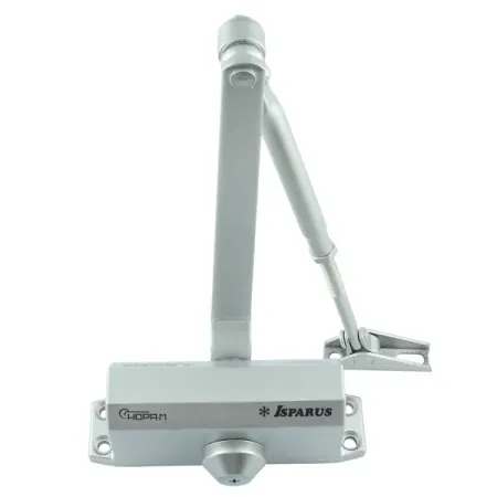 Доводчик дверной ISP 410 максимальная нагрузка 60 кг алюминий цвет серебро трафарет для живописи лошадь beebeecraft