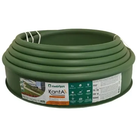 Бордюр садовый Kanta Pro 10x0.15 м зеленый полиэтилен