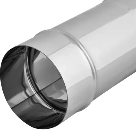 Труба для дымохода D110 0.25 м нержавеющая сталь AISI 430x0.5 мм