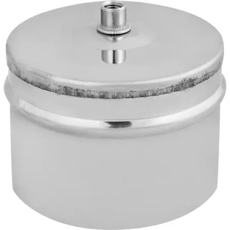 Конденсатоуловитель для дымохода D110 75x110 мм нержавеющая сталь AISI 430x0.5 мм