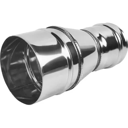 Переходник для дымохода D110 220x110 мм нержавеющая сталь AISI 430x0.5 мм