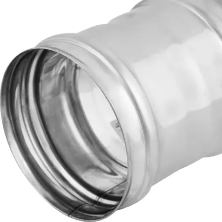 Переходник для дымохода D110 125x110 мм нержавеющая сталь AISI 430x0.8 мм