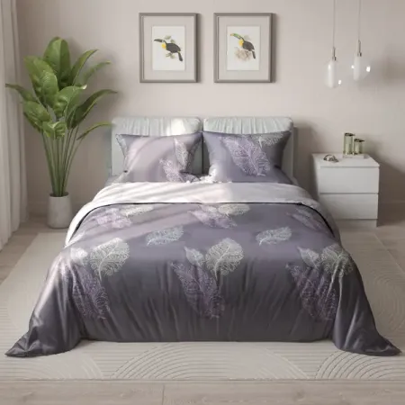 Комплект постельного белья Amore Mio Агра двуспальный сатин разноцветный
