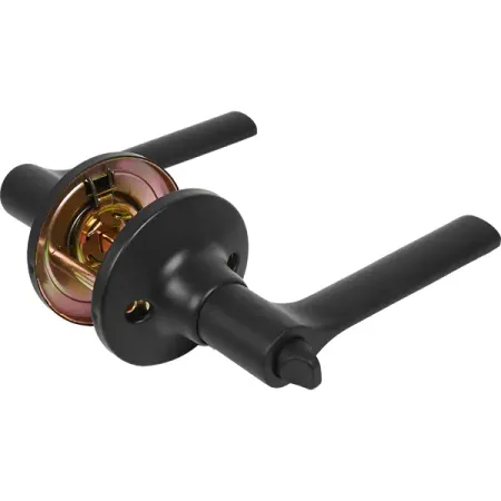 Дверные ручки-защелки 8083-03-BLM без запирания цвет черный