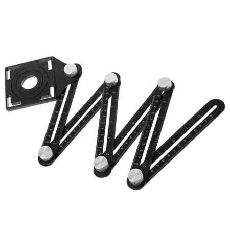 Линейка-шаблон для переноса отверстий Vertextools 3043-6-12 винтажная латунная линейка закладка 130 мм