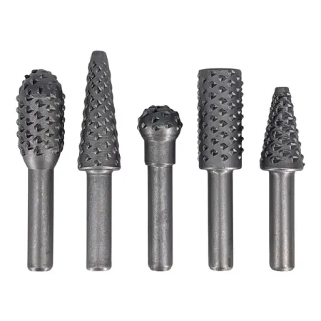 Набор борфрез по дереву Vertextools 0987-63 хвостовик 6.3 мм, 5 шт.