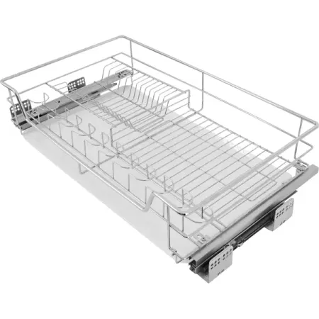 Корзина-сушка выдвижная Jet 80 см с доводчиком цвет хром