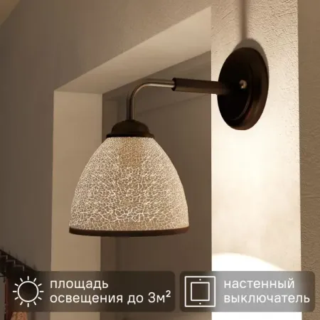 Настенный светильник Inspire Poitiers цвет черный