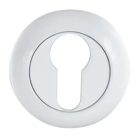 Накладка на цилиндр Edson EDS-SC-R1 ø54 мм цвет белый 2 шт.