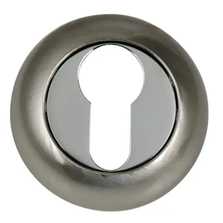 Накладка на цилиндр Edson EDS-SC-R1 ø54 мм цвет никель 2 шт.