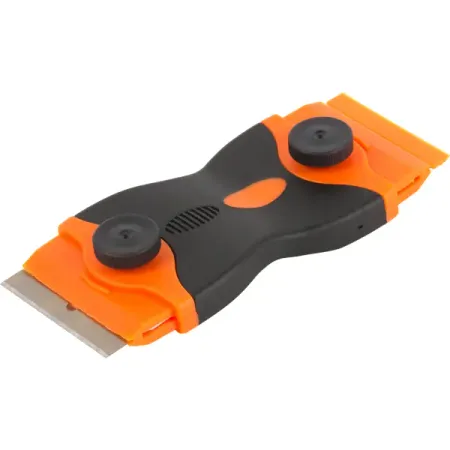 Скребок для стеклокерамических поверхностей двусторонний пластик 40 мм