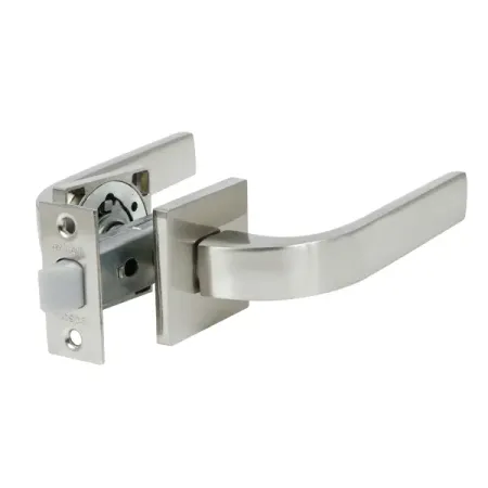 Комплект дверных ручек на розетке Edson PS7Q2 без запирания цвет никель дверных ручек dooroom латунные