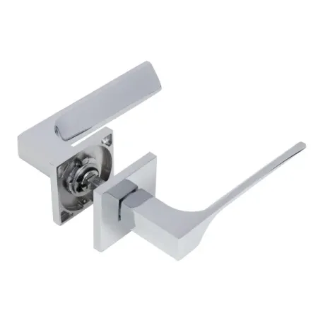 Дверные ручки Edson EDS-169H-Q2 цвет хром дверные ручки для tesla model 3 y juniper антифриз наклейки на ручку накладка морозостойкая дверная ручка из абс пластика 4 шт 2017 2023