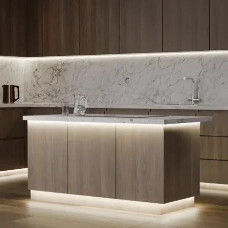 Светодиодная лента для контурной подсветки Apeyron SMD3528 24В 8 мм 10м 10 Вт/м 120диод/м 700 лм/м 4000 К нейтральный свет