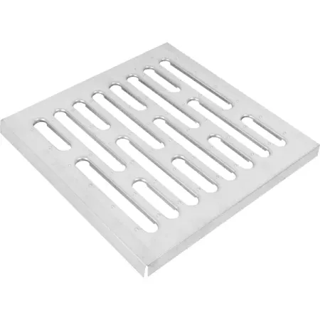 Решетка к дождеприемнику Gidrolica Point 28.5x28.5x2.1 см цвет серый