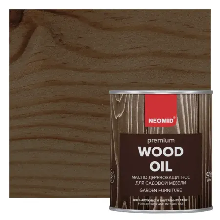 Масло для садовой мебели Neomid палисандр 0.75 л масло по дереву veres палисандр 1 л