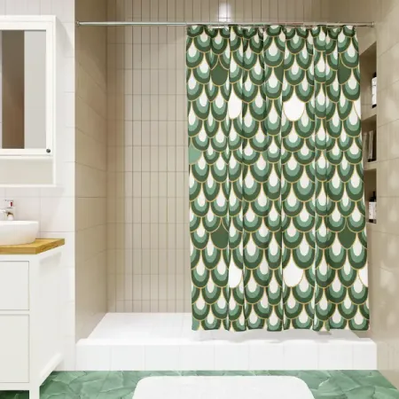 Штора для ванной Lemer Novus 180x200 см полиэстер цвет мультиколор для дивана из полиэстера геометрический рисунок