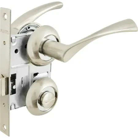 Дверные ручки Punto Crona с запиранием комплект цвет никель/хром