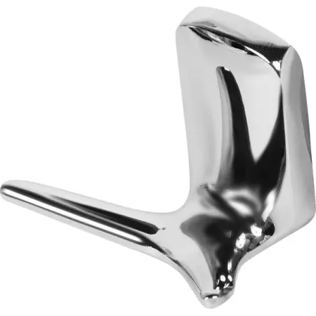 Крючок для ванной комнаты Lemer Elegia двухрожковый нержавеющая сталь цвет хром этикеток для ванной комнаты