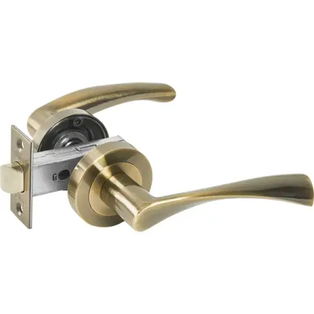 Дверные ручки Punto Crona без запирания комплект цвет бронза дверные ручки punto crona без запирания бронза