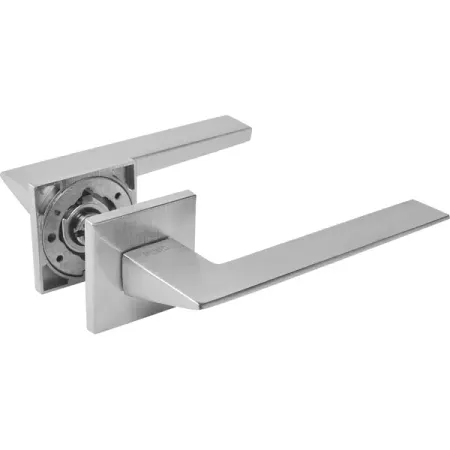 Дверные ручки Punto Ilusion без запирания цвет матовый хром дверные ручки punto crona без запирания бронза