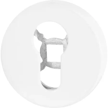 Накладка на цилиндр ETW48 ø55 мм цвет белый 2 шт.