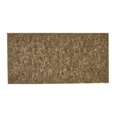 Протекторы самоклеящиеся для мебели 10 мм круглые фетр цвет коричневый 32 шт.