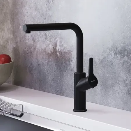Смеситель кухонный Damixa Merkur общая высота 35.9 см цвет чёрный