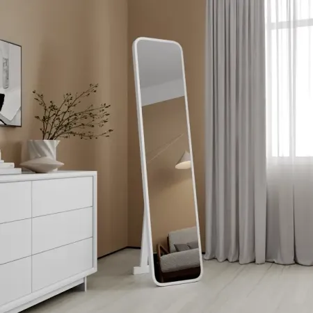 Зеркало декоративное напольное Inspire Монблан овальное 40x175 см цвет белый