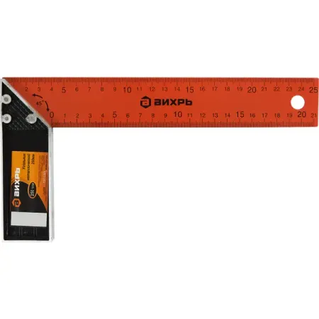 Угольник Вихрь стальной 250 мм маттео пасквинелли измерять и навязывать