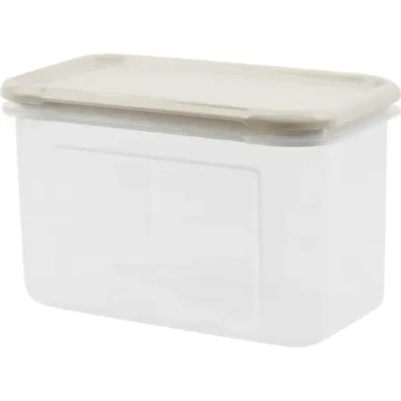 Банка для сыпучих продуктов Homver 750 мл полипропилен цвет бежевый