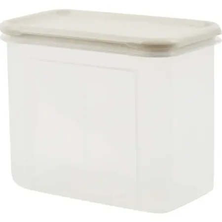 Банка для сыпучих продуктов Homver 1000 мл полипропилен цвет бежевый