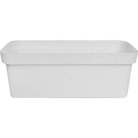 Ящик балконный Эко 40x17x15 см v7 л пластик белый гранит