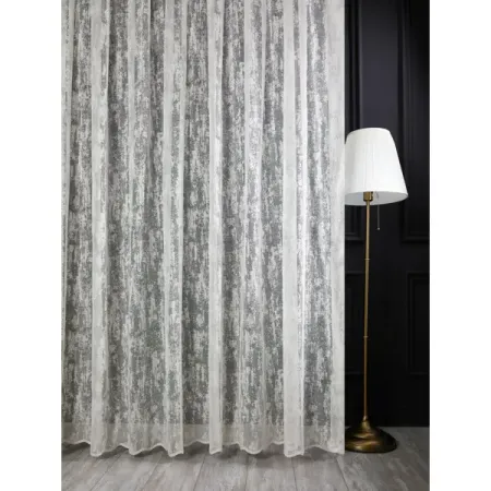 Тюль 1 м/п Жаккард сетка 290 см цвет кремовый