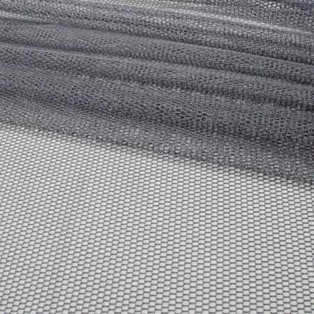 Тюль 1 м/п Damla сетка 290 см цвет темно-серый шторы тюль aifish розовые