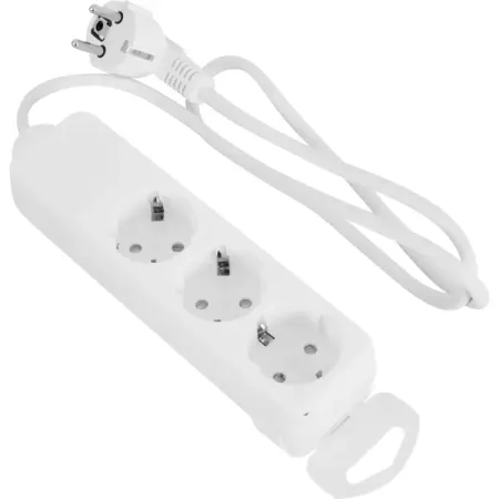 Удлинитель бытовой Lexman 3 розетки с заземлением 3x1 мм 1 м 3500 Вт с креплением эллет ваггонер радостные вести комментарий на послание ап павла к галатам