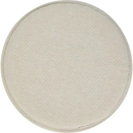 Подушка для стула Linen Way Elegan D36 см нескользящая цвет бежевый