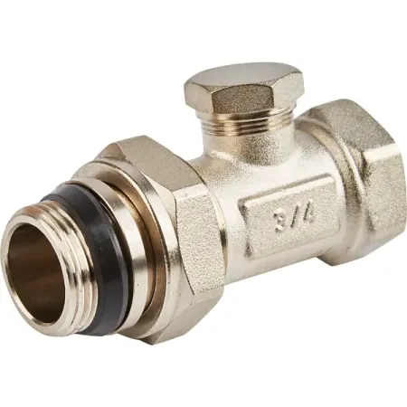 Запорный клапан для радиатора прямой Heizen 3/4