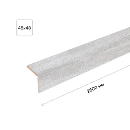 Угол МДФ внутренний 24x24x2600 мм дуб Аризона